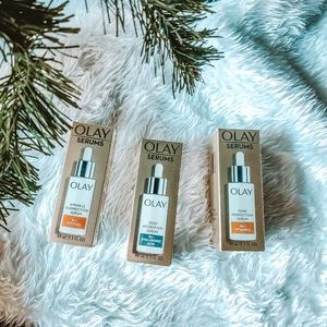 3 olay anti aging face serums